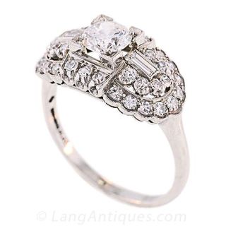 Vintage Diamond Ring Circa 1950s