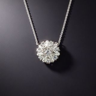 Vintage Diamond Starburst Pendant - 1