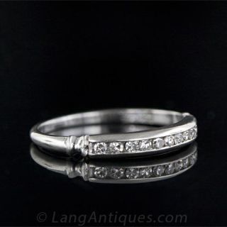 Vintage Diamond Wedding Band