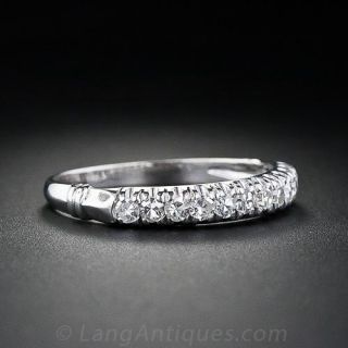 Vintage Diamond Wedding Band