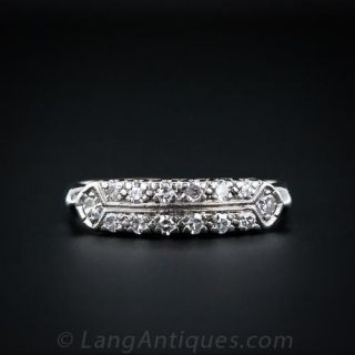 Vintage Diamond Wedding Band