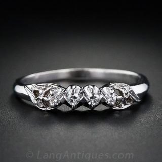 Vintage Diamond Wedding Band