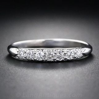 Vintage Diamond Wedding Band