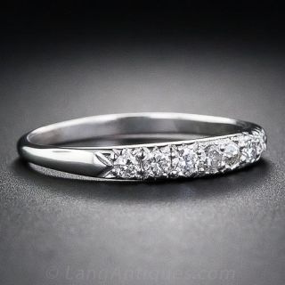 Vintage Diamond Wedding Band