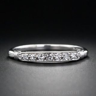 Vintage Diamond Wedding band