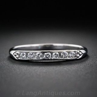 Vintage Diamond Wedding Band