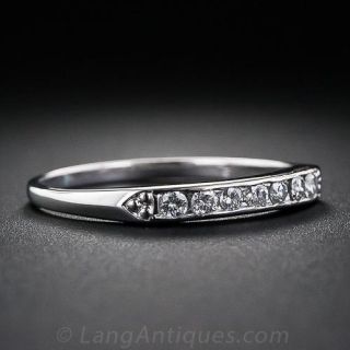 Vintage Diamond Wedding Band