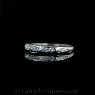 Vintage Diamond Wedding Band