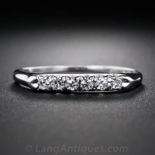 Vintage Diamond Wedding Band