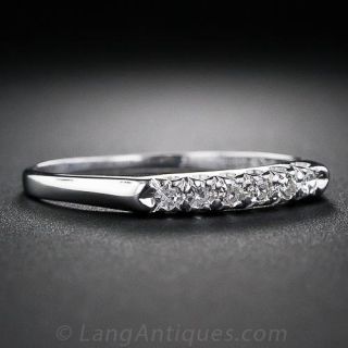 Vintage Diamond Wedding Band