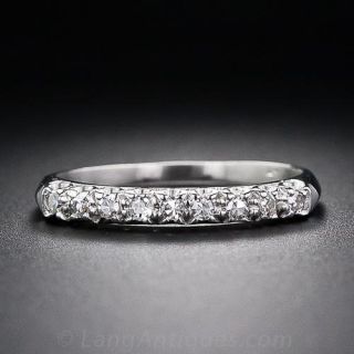 Vintage Diamond Wedding Band