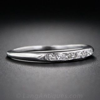 Vintage Diamond Wedding Band