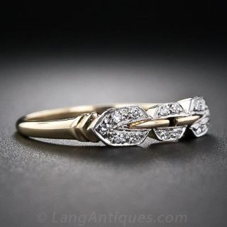 Vintage Diamond Wedding Band  