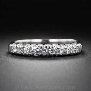 Vintage Diamond Wedding Band