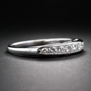 Vintage Diamond Wedding Band
