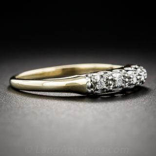 Vintage Diamond Wedding Band