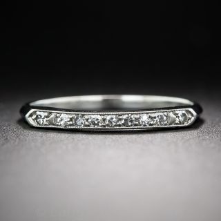 Vintage Diamond Wedding Band