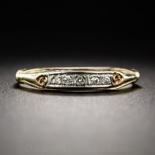 Vintage Diamond Wedding Band