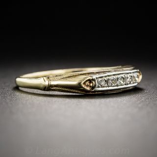 Vintage Diamond Wedding Band