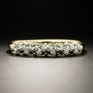 Vintage Diamond Wedding Band  - 2
