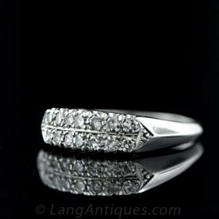 Vintage Diamond Wedding Band