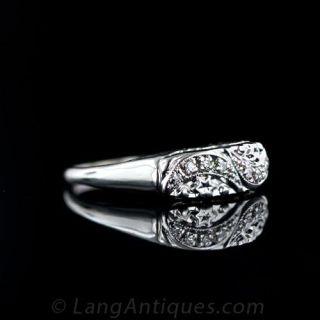 Vintage Diamond Wedding Band