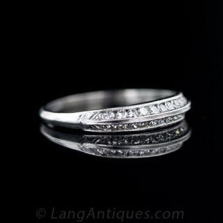 Vintage Diamond Wedding Band