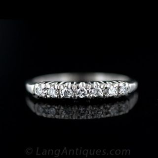 Vintage Diamond Wedding Band