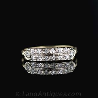 Vintage Diamond Wedding Band