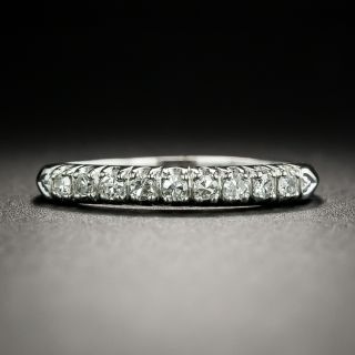 Vintage Diamond Wedding Band, Circa 1950s - 1