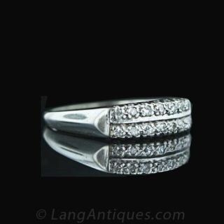 Vintage Diamond Wedding Band