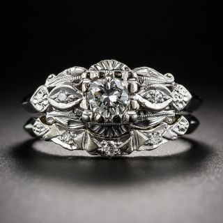 Vintage Diamond Wedding Set