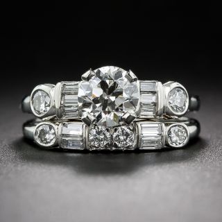 Vintage Diamond Wedding Set