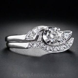 Vintage Diamond Wedding Set