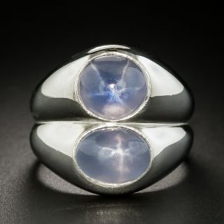 Vintage Double-Star Sapphire Ring - 2