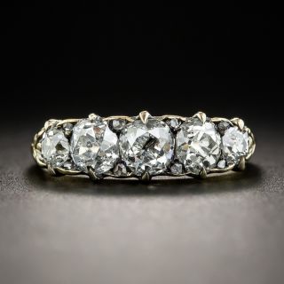 Vintage Five-Stone Band Ring - 1