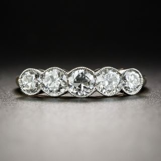 Vintage Five-Stone Diamond Band Ring