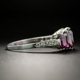 Vintage Five-Stone No-Heat Ruby Ring