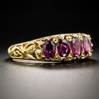 Vintage Five-Stone Ruby Ring