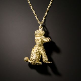 Vintage French Poodle Pendant - 3