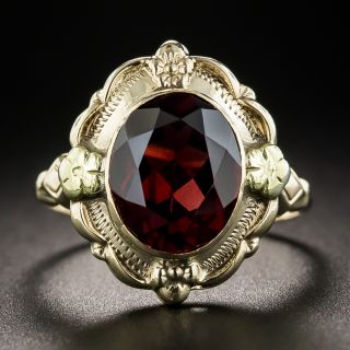 Vintage Garnet Ring by Shiman