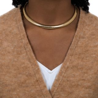 Vintage 'Gas Pipe' Necklace by Forstner