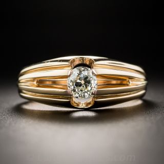 Vintage Gent's Diamond Solitaire