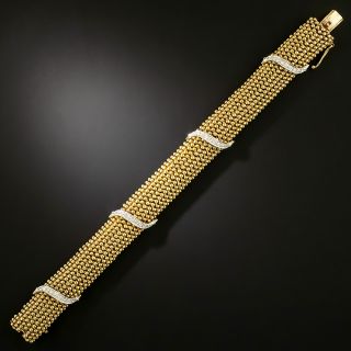 Vintage Gold and Diamond Bracelet - 2