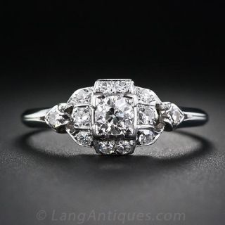 Vintage Granat Bros. 1.07 Carat Diamond Engagement Ring - 2