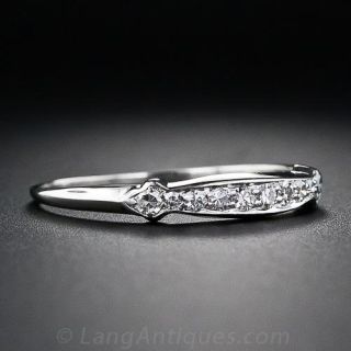Vintage Granat Bros. Diamond Wedding Band
