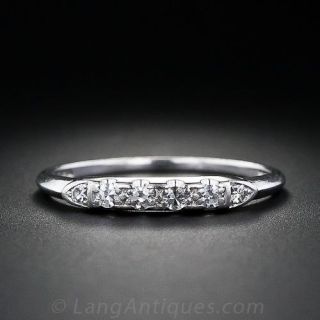 Vintage Granat Bros. Diamond Wedding band