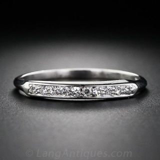 Vintage Granat Brothers Diamond Wedding Band