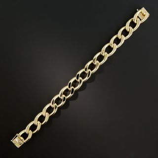 Vintage Heavy Curb Link Bracelet