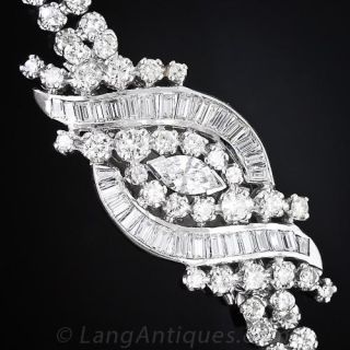 Vintage Ladies Diamond Bracelet  Cover Watch